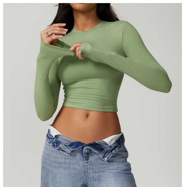 Slim Fit Crew Neck Crop Top image 11