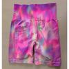 Tie Dye High Waist Elastic Shorts image 5