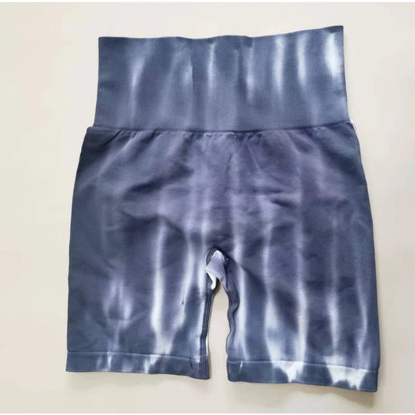 Tie Dye High Waist Elastic Shorts image 3