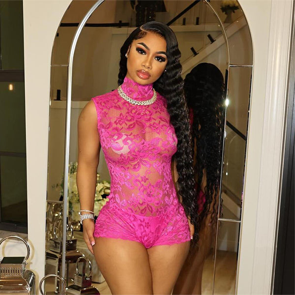 Sheer Lace Hollow Jumpsuit image 4