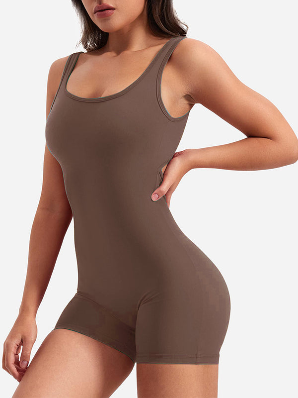 Slim Hip Lifting Scrunch Butt Yoga Jumpsuit image 5