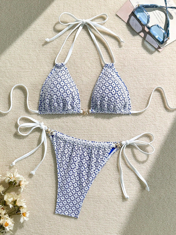 Soraya Halter Knot Starfish Bikini image 0