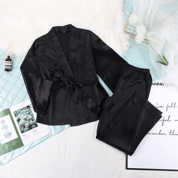 Soraya Luxury Satin Silk Robe Set image 1