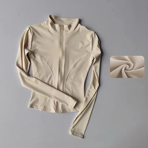 Slim Fit Quick Dry Zipper Jacket Top image 9