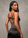 Leopard Print Mesh Lace Top image 2
