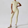  Zipper Short Sleeve Jumpsuit image 3
