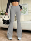  V-Shaped High-Waist Flared Pants image 10