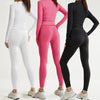 High-Waisted Ribbed Seamless Set image 3