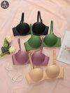 4PC Solid Color Bra Set image 8