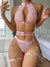 Berry Blush Floral Lace Set With Leg Ring image 0