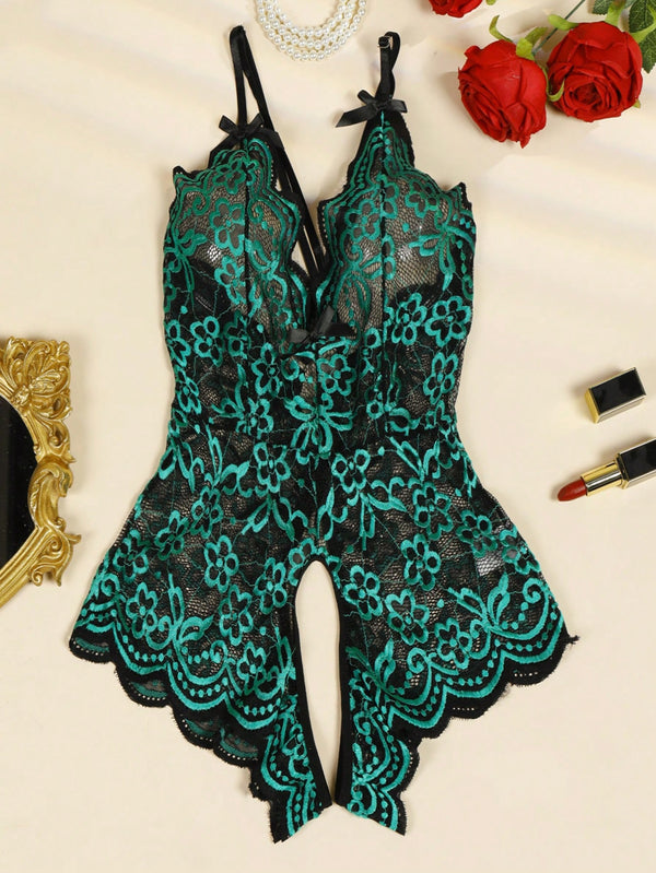 Sage Siren Criss-Cross Teddy Set image 6