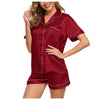 Silk Satin Pajamas Set Two-Pieceimage 11