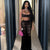 Lace See Through Ladies 2 Piece Skirt Set image 0