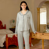 V-Neck Sleepwear Loose Pant Set image 3