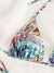 Tribal Animal Pattern Bikini With Triangle Strap image 0