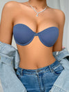 Front Closure Underwire Strapless Bra image 2
