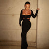 Long Sleeve Fit Slim Dress image 0