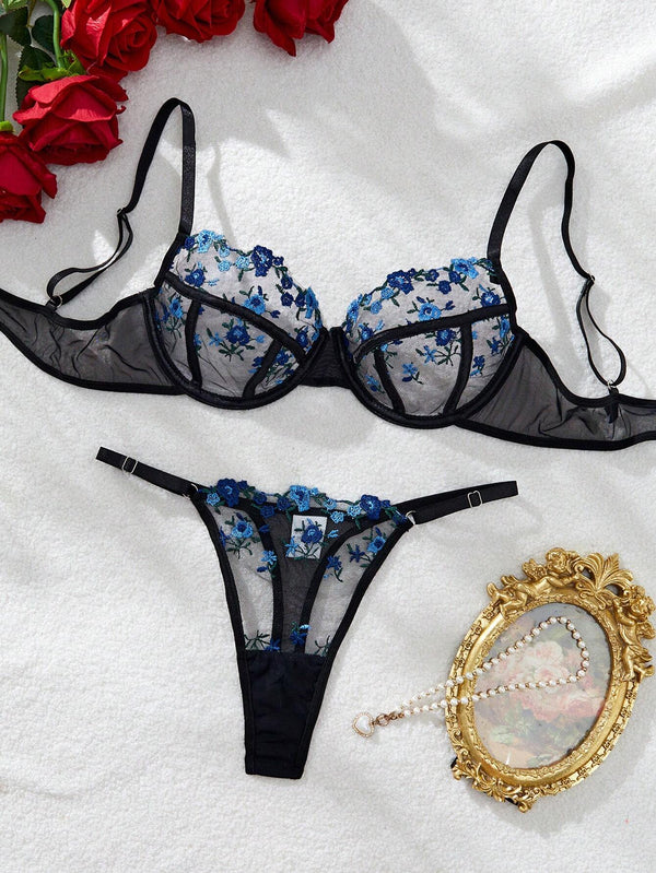 XOXO Floral Lace Panty Set image 7