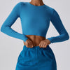 Crop Top Crewneck Sweatshirt and Flare Jogger Workout Set image 7
