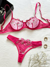 Fruity Pebbles Embroidery Mesh Bra & Panty Set image 10