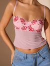 Leopard Print Mesh Lace Top image 8