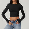 Slim Fit Crew Neck Crop Top image 2