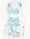 Sky Soirée Hollow Out Lingerie Set image 8