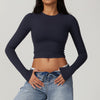 Slim Fit Crew Neck Crop Top image 0