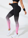 Pink-Ombre High Waist Leggings image 3