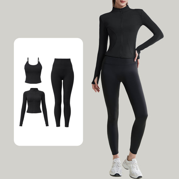 High-Waisted Ribbed Seamless Set image 2