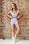 Ruffled Neck Short Sleeved Top image 5