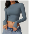 Slim Fit Crew Neck Crop Top image 8