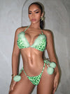 Swim Cheetah Print Bikini Sets image 5