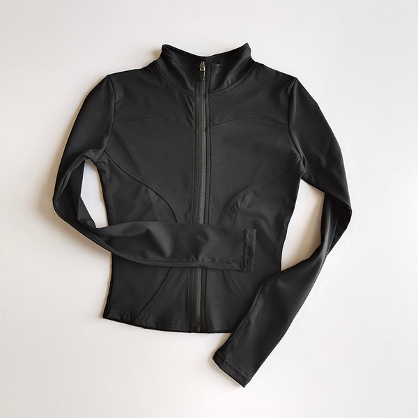Slim Fit Quick Dry Zipper Jacket Top image 5