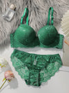 Nude Floral Lingerie Set image 10