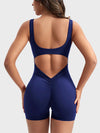  Slim Hip Lifting Scrunch Butt Yoga Jumpsuit image 6