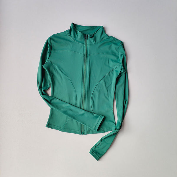 Slim Fit Quick Dry Zipper Jacket Top image 2