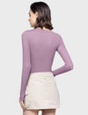 Long Sleeve T Shirts Crew Neck Slim Fit Top image 12