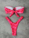 Floral Printed Bandeau Bikini Set, image 3