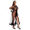 Sexy Mesh Transparent Robeimage 3