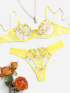 Fruity Pebbles Embroidery Mesh Bra & Panty Set image 7