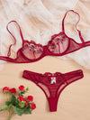 Fruity Pebbles Embroidery Mesh Bra & Panty Set image 6