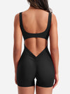  Slim Hip Lifting Scrunch Butt Yoga Jumpsuit image 11