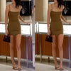 Shapewear Ribbed Halter Dress image 16