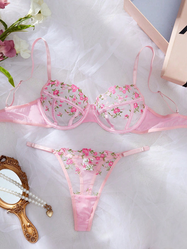 XOXO Floral Lace Panty Set image 2