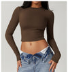 Slim Fit Crew Neck Crop Top image 7