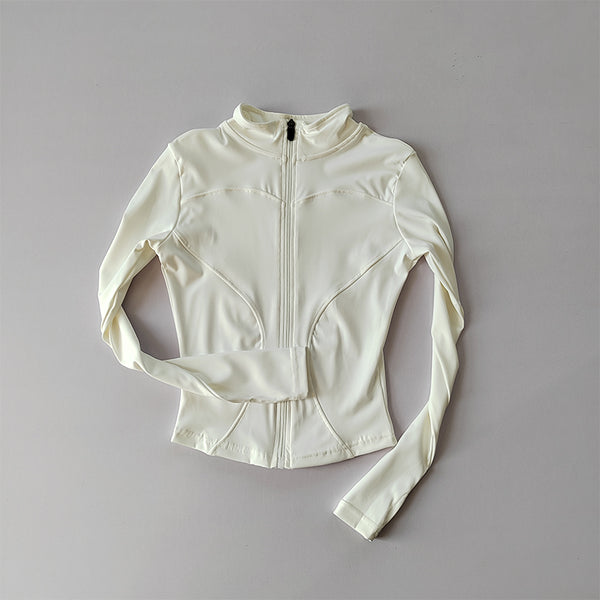 Slim Fit Quick Dry Zipper Jacket Top image 4