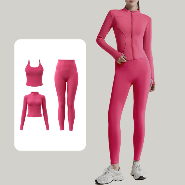 High-Waisted Ribbed Seamless Set image 1
