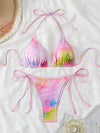 Tribal Animal Pattern Bikini With Triangle Strap image 7