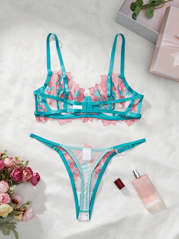 Cotton Candy Floral Lace Set image 2